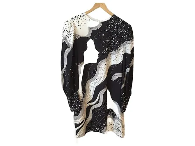 Chloé CHLOE Vestidos T.Viscosa Internacional M Negro 