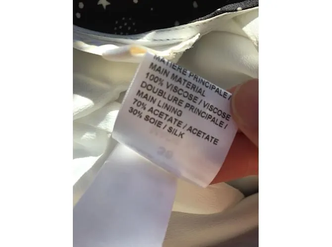 Chloé CHLOE Vestidos T.Viscosa Internacional M Negro 