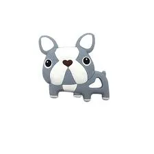 Chupetero Personalizado Perro Bulldog+Mordedor
