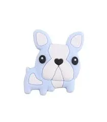 Chupetero Personalizado Perro Bulldog+Mordedor
