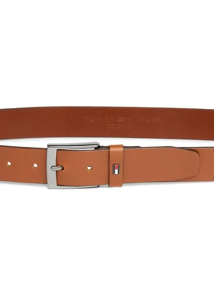Cinturón Tommy Hilfiger Adan Leather Marrón Hombre
