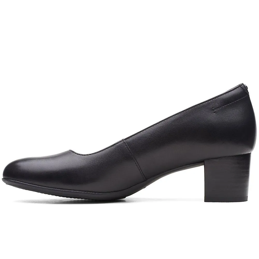 Clarks Linnae Pump Womens Wide Court Shoes