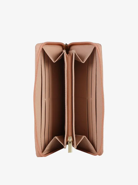 Coconuda Cartera rectangular de piel para mujer.