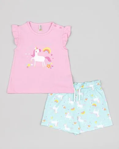 Cojunto Unicornio Bebé Niña Losan