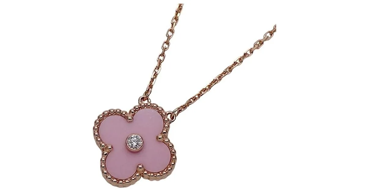 Collar Alhambra de Van Cleef & Arpels Rosa 