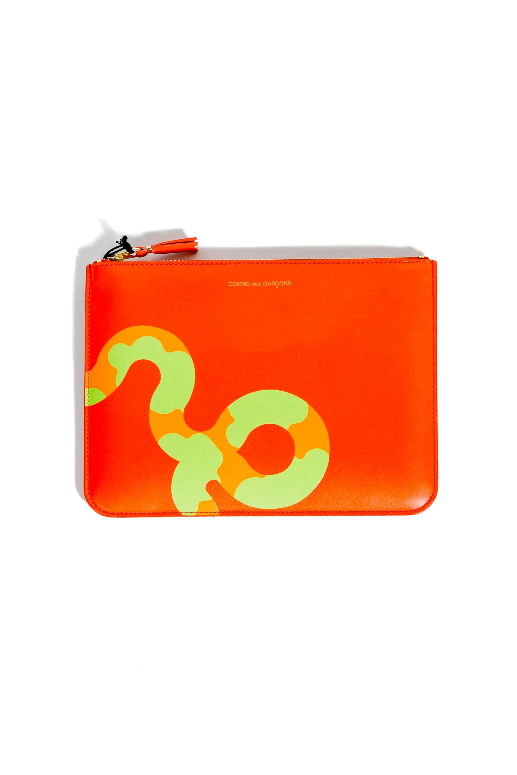 comme des garcons wallet ruby eye s pouch orange J