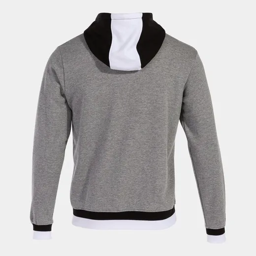 CONFORT II ZIPUP HOODIE MELANGE GREY BLACK