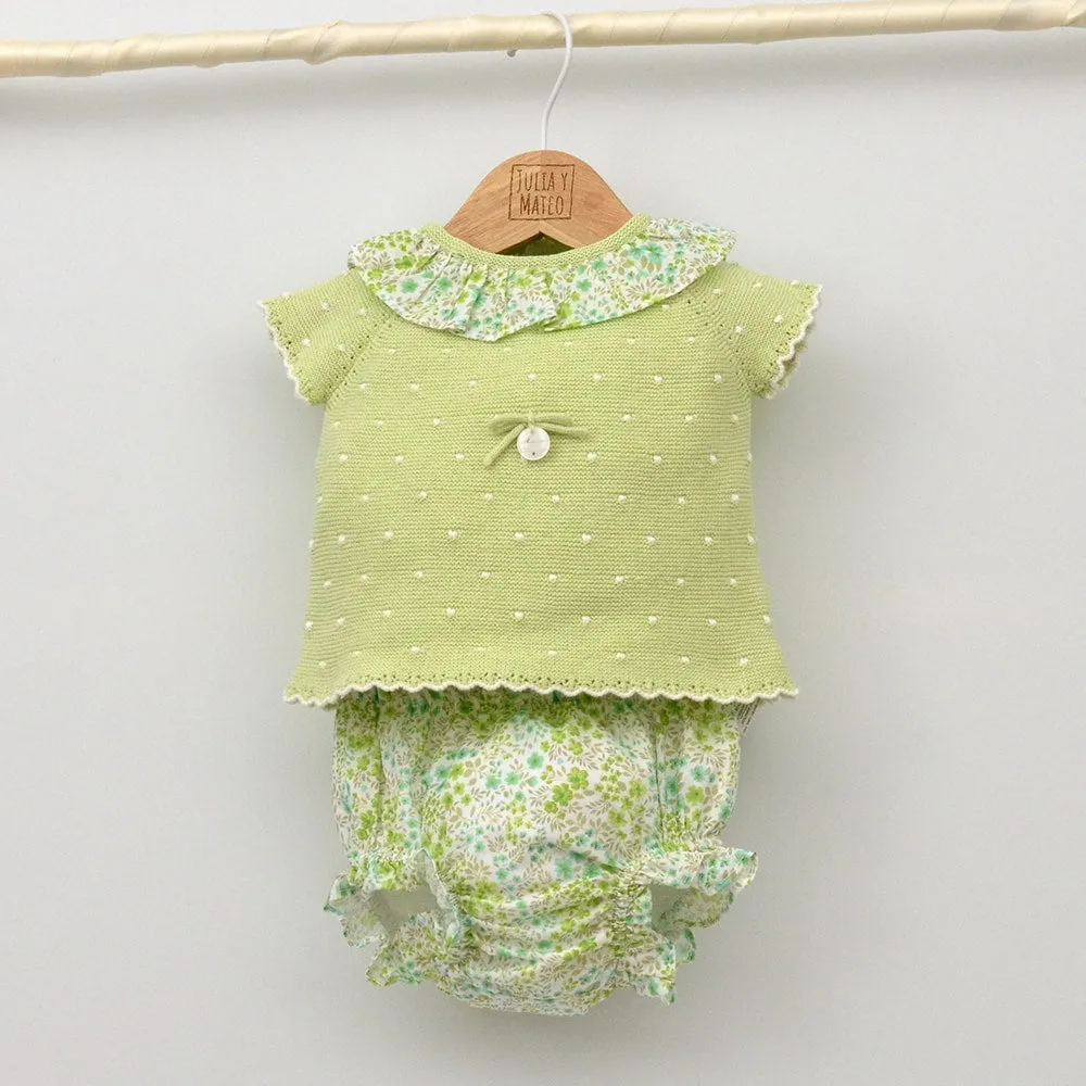 Conjunto bebé Patty con jersey y ranita