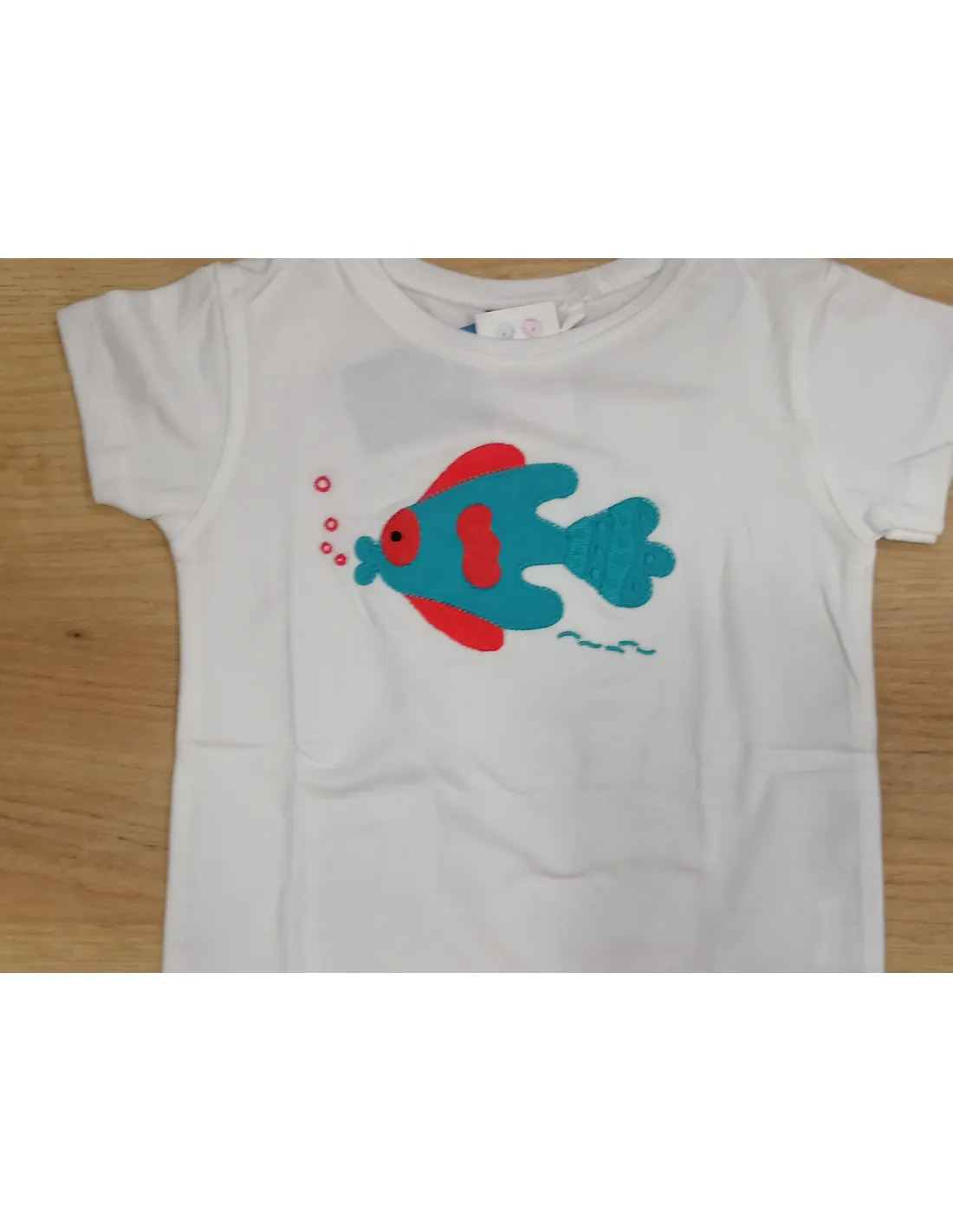 Conjunto de baño para bebé niño Pececillo pompa