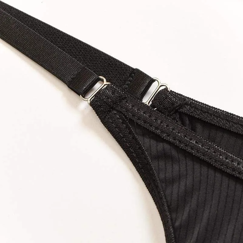 Conjunto de lencería de malla Laurene