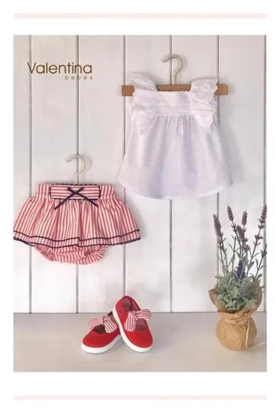 conjunto niÑa ss20172 valentina bebes