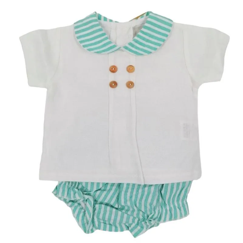 Conjunto verde para bebé