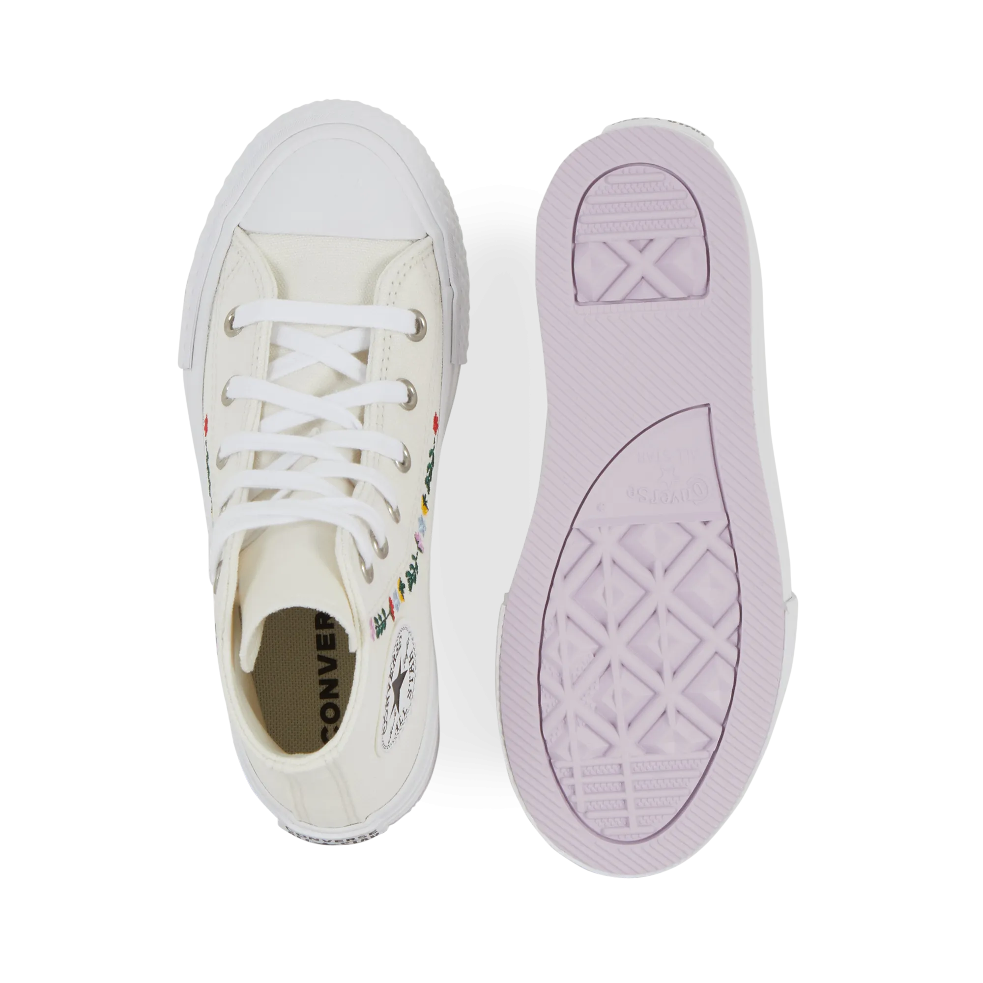 CONVERSE CHUCK TAYLOR ALL STAR EVA LIFT HI FLORAL