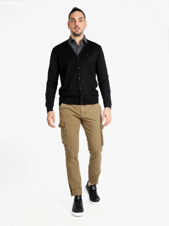 Coveri Moving Cárdigan de punto para hombre con botones.