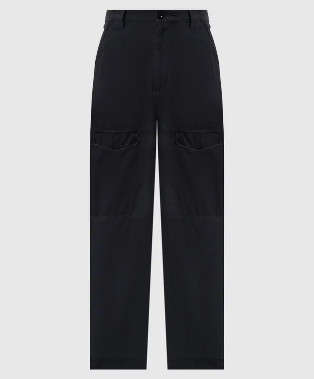 C.P. Company Emerized Regular gray corduroy cargo pants