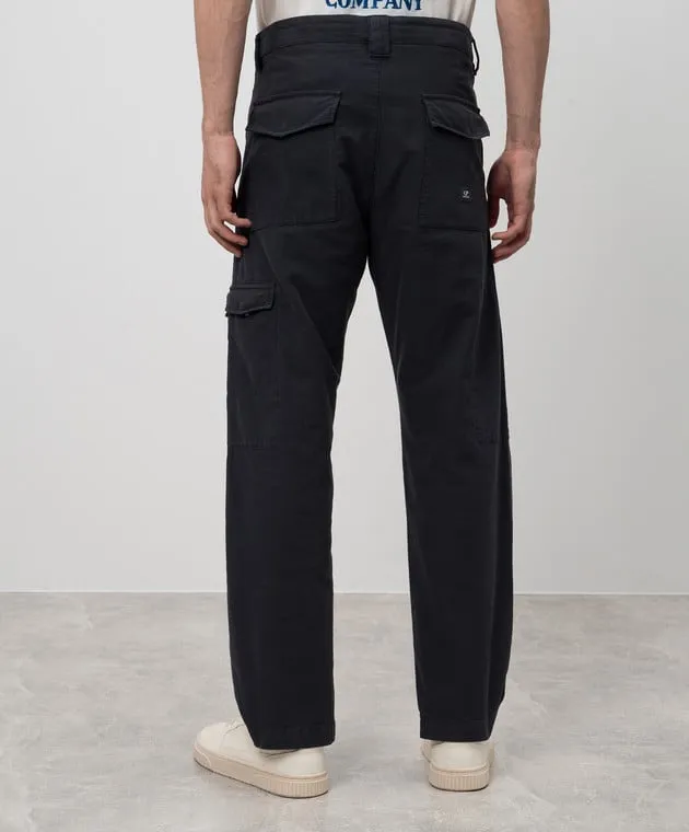 C.P. Company Emerized Regular gray corduroy cargo pants