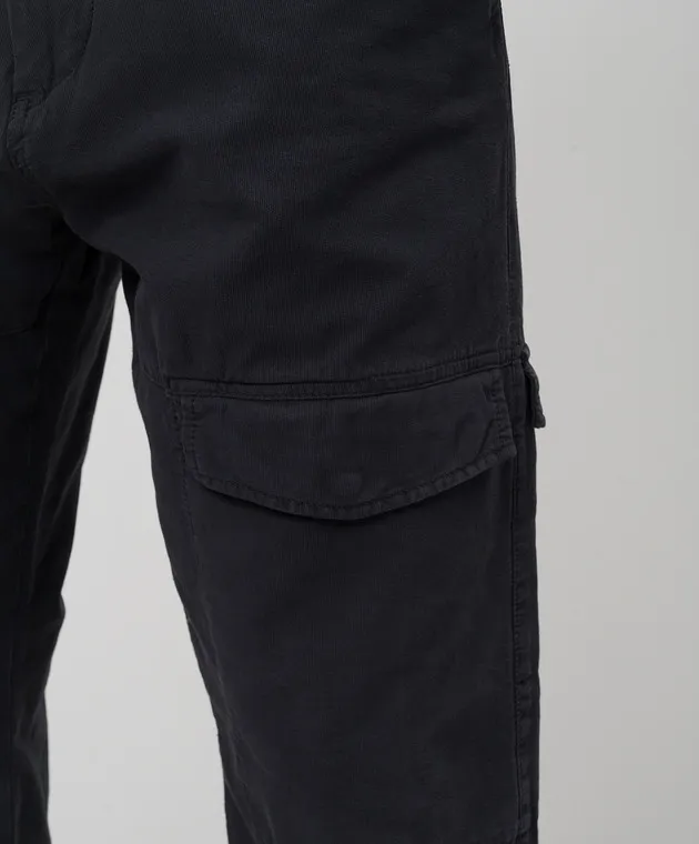 C.P. Company Emerized Regular gray corduroy cargo pants