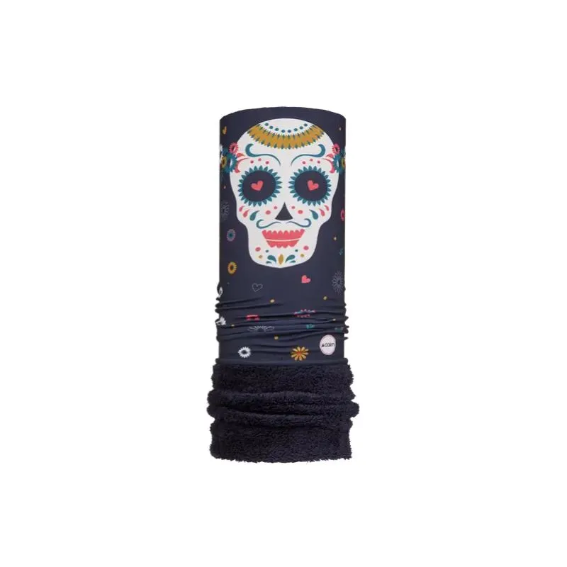 Cubrecuello infantil Cairn MALAWI POLAR PLUSH JUNIOR (EMERAUDE SKULL)