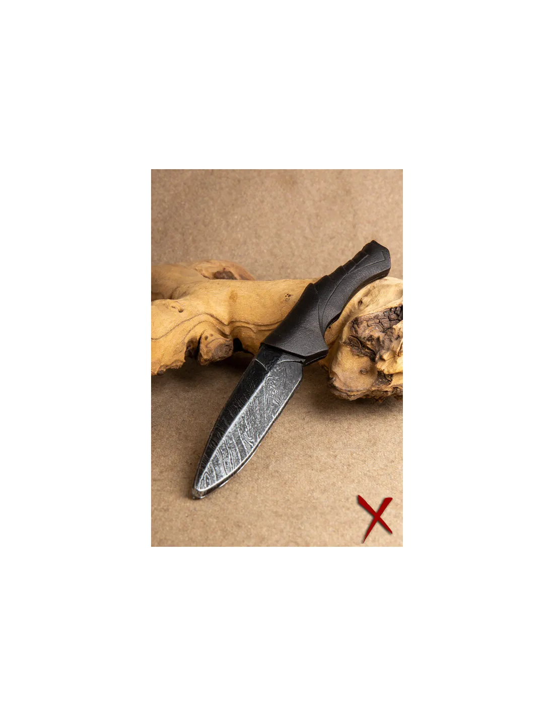 Cuchillo arrojadizo de escamas Draknir para LARP