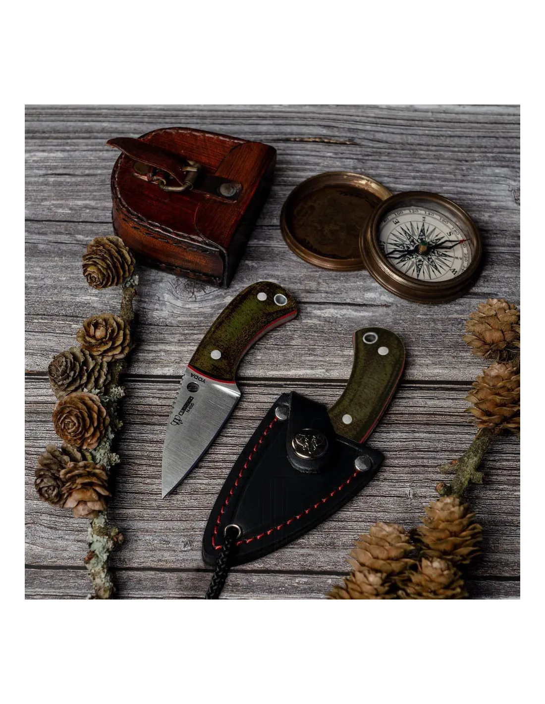 Cuchillo Cudeman Yoda, punta de aguja