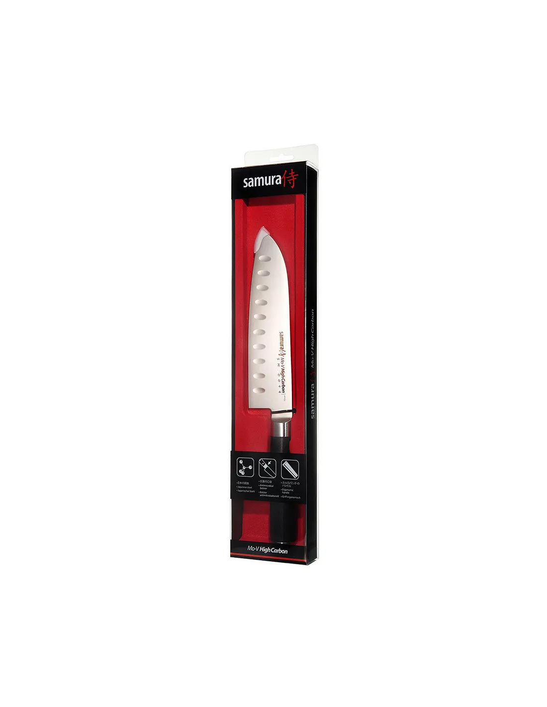 CUCHILLO DE COCINA SANTOKU SAMURA MOV