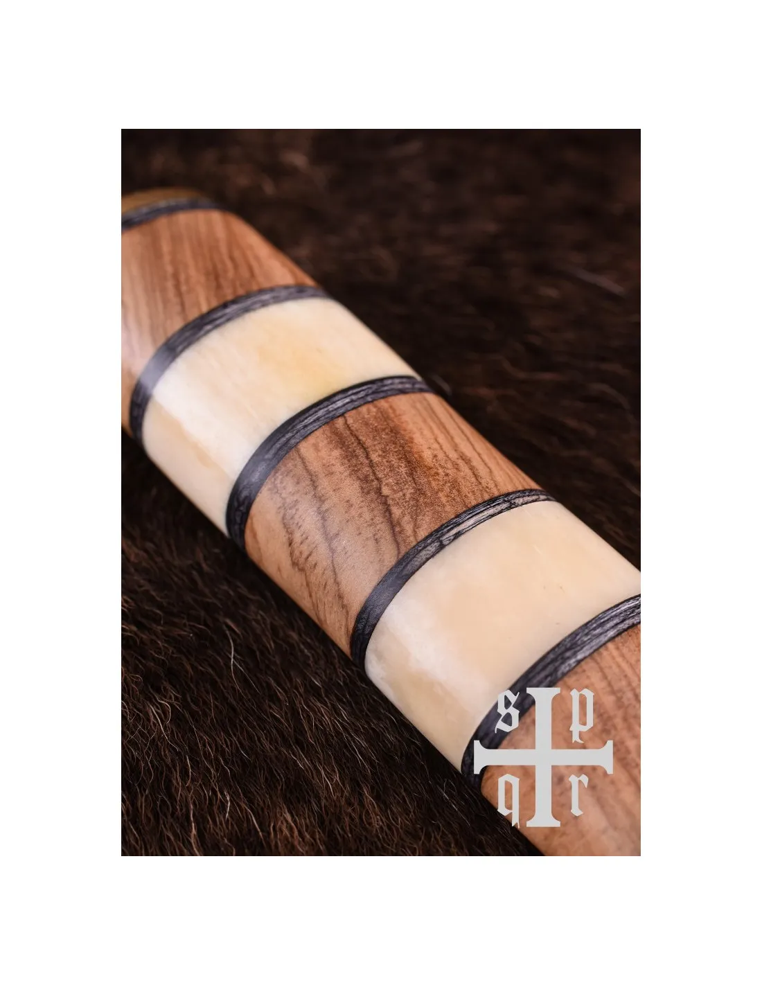 Cuchillo Vikingo Seax, Acero de Damasco