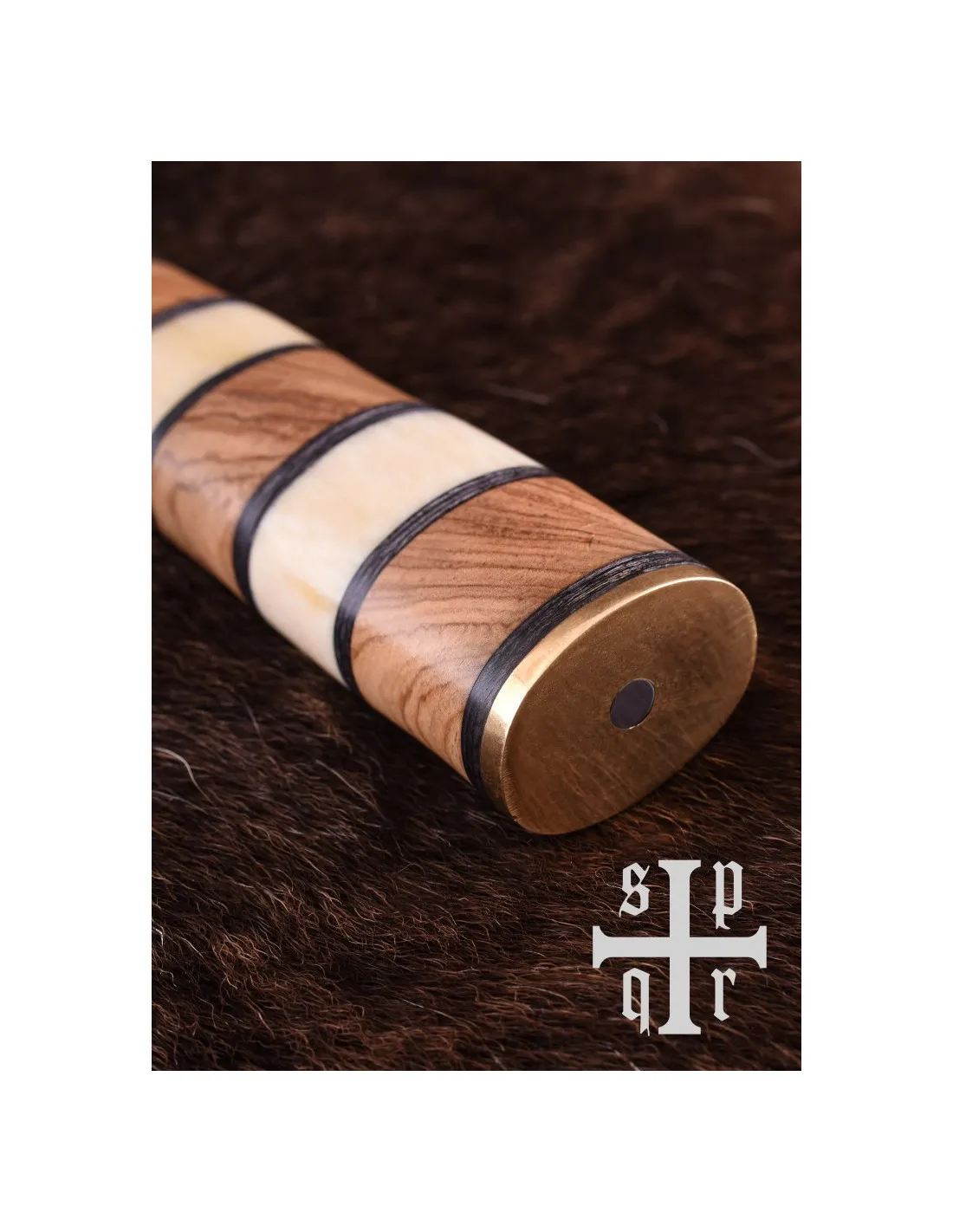 Cuchillo Vikingo Seax, Acero de Damasco