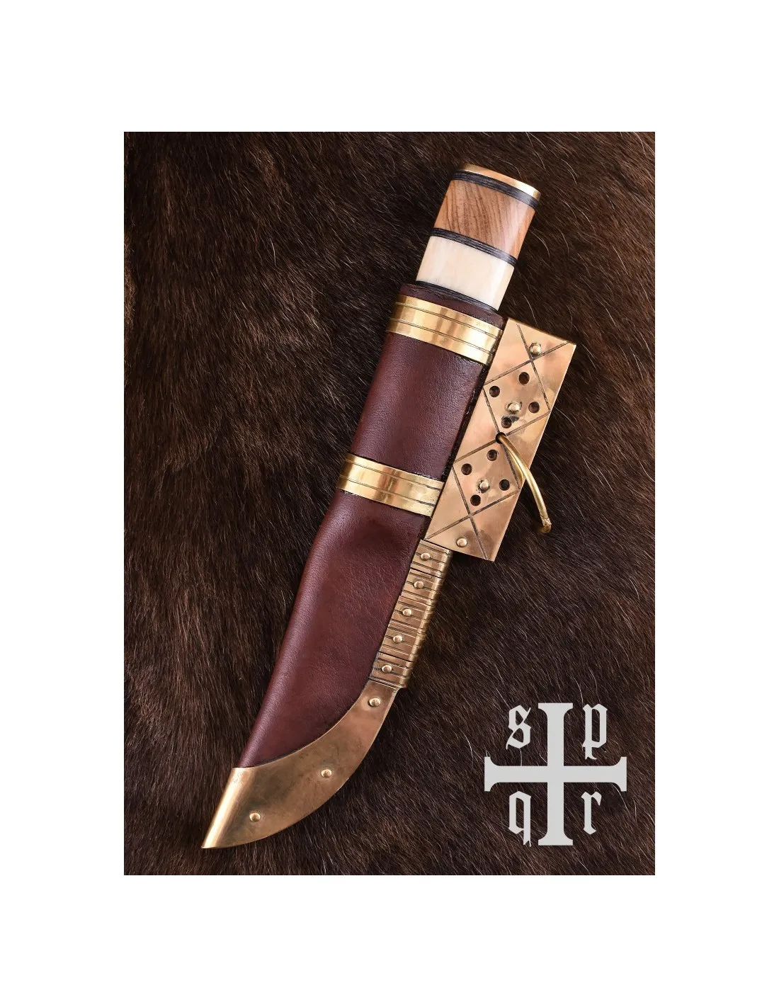 Cuchillo Vikingo Seax, Acero de Damasco