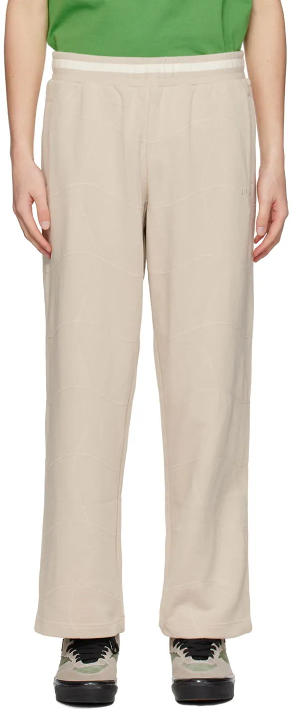 DIME OFFWHITE WAVE SWEATPANTS