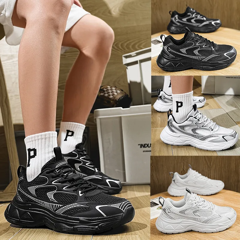 Diseñador de zapatillas para correr para hombres zapatillas de zapatillas de malla de entrenamiento negro de tenis de tenis de t
