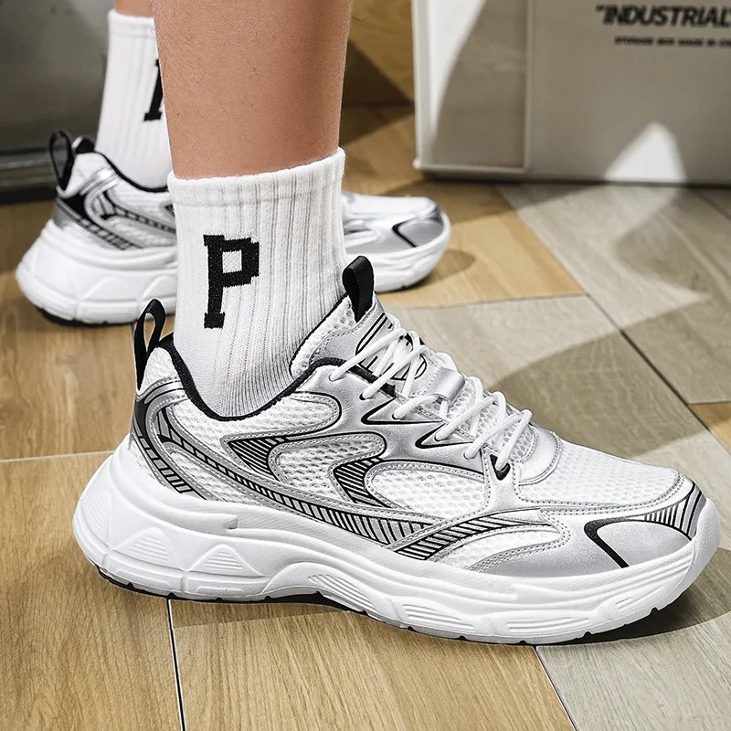 Diseñador de zapatillas para correr para hombres zapatillas de zapatillas de malla de entrenamiento negro de tenis de tenis de t