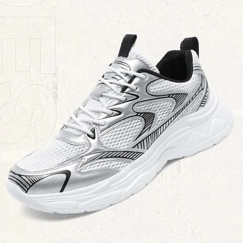 Diseñador de zapatillas para correr para hombres zapatillas de zapatillas de malla de entrenamiento negro de tenis de tenis de t