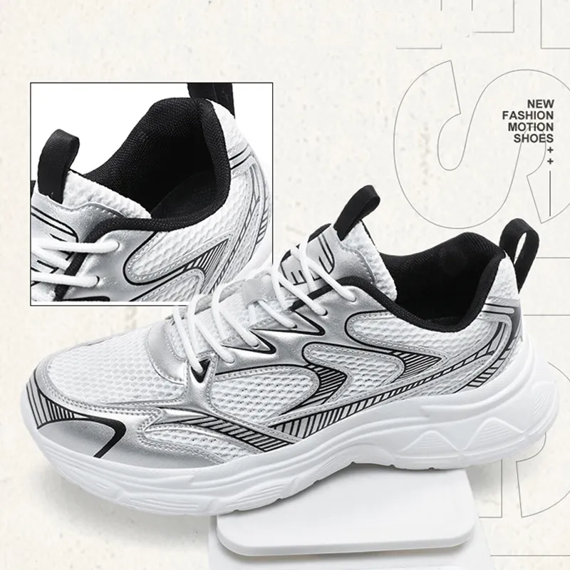 Diseñador de zapatillas para correr para hombres zapatillas de zapatillas de malla de entrenamiento negro de tenis de tenis de t