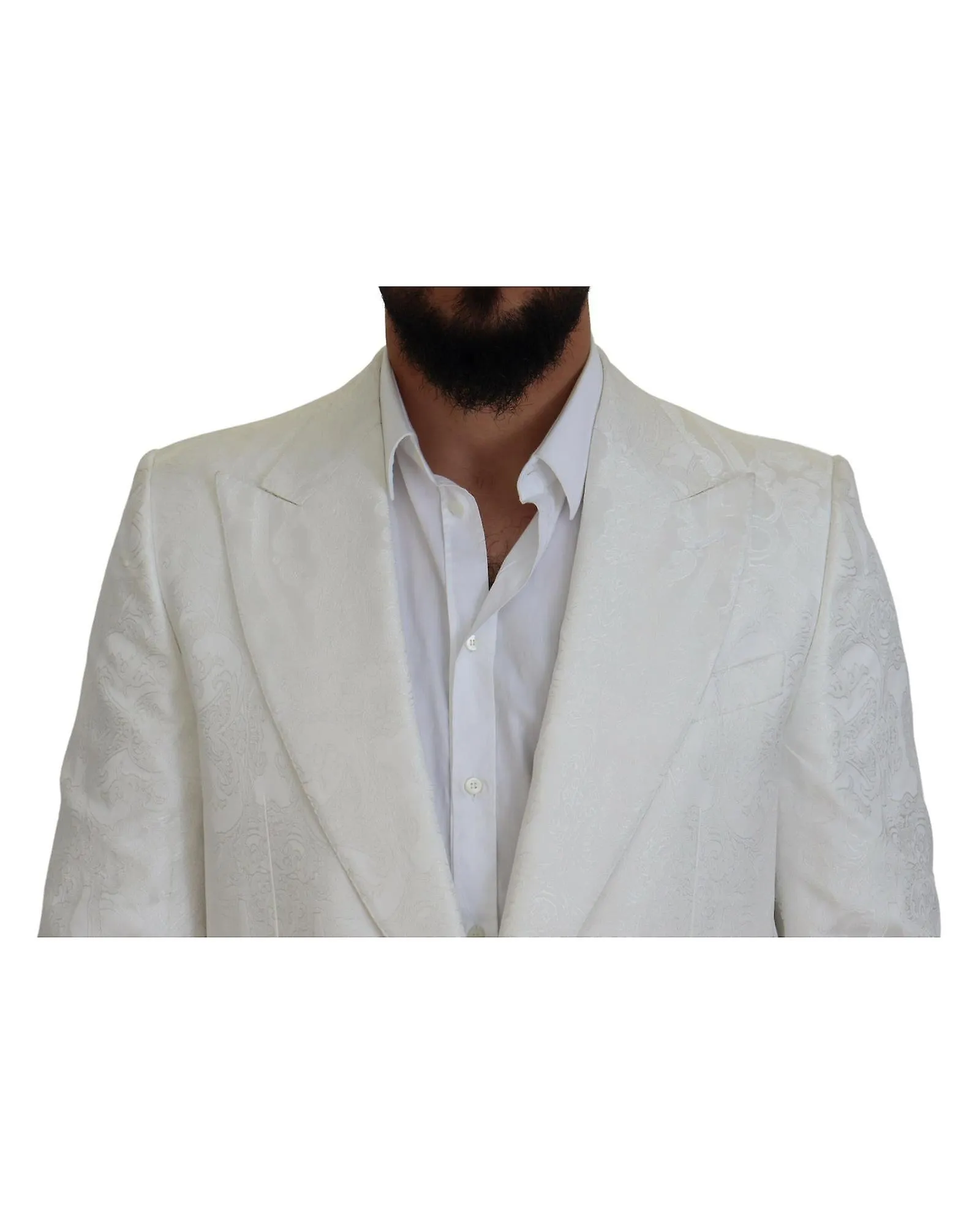 Dolce & Gabbana Floral Brocade Trench Coat Jacket