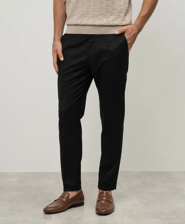 Dolce&Gabbana Black pants made of wool