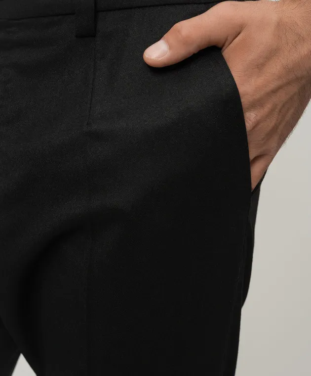 Dolce&Gabbana Black pants made of wool