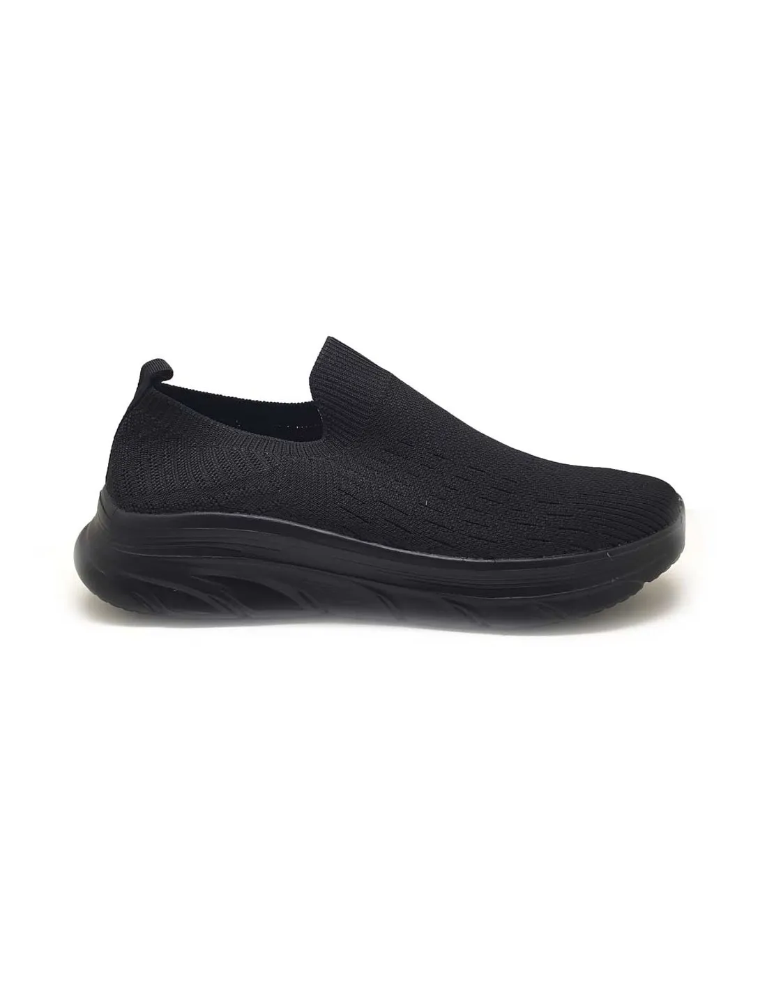 DOUBLE MEMORY DEPORTIVA HOMBRE SLIPON CON PLANTILLA MEMORY FOAM HM315NEGRO 7X