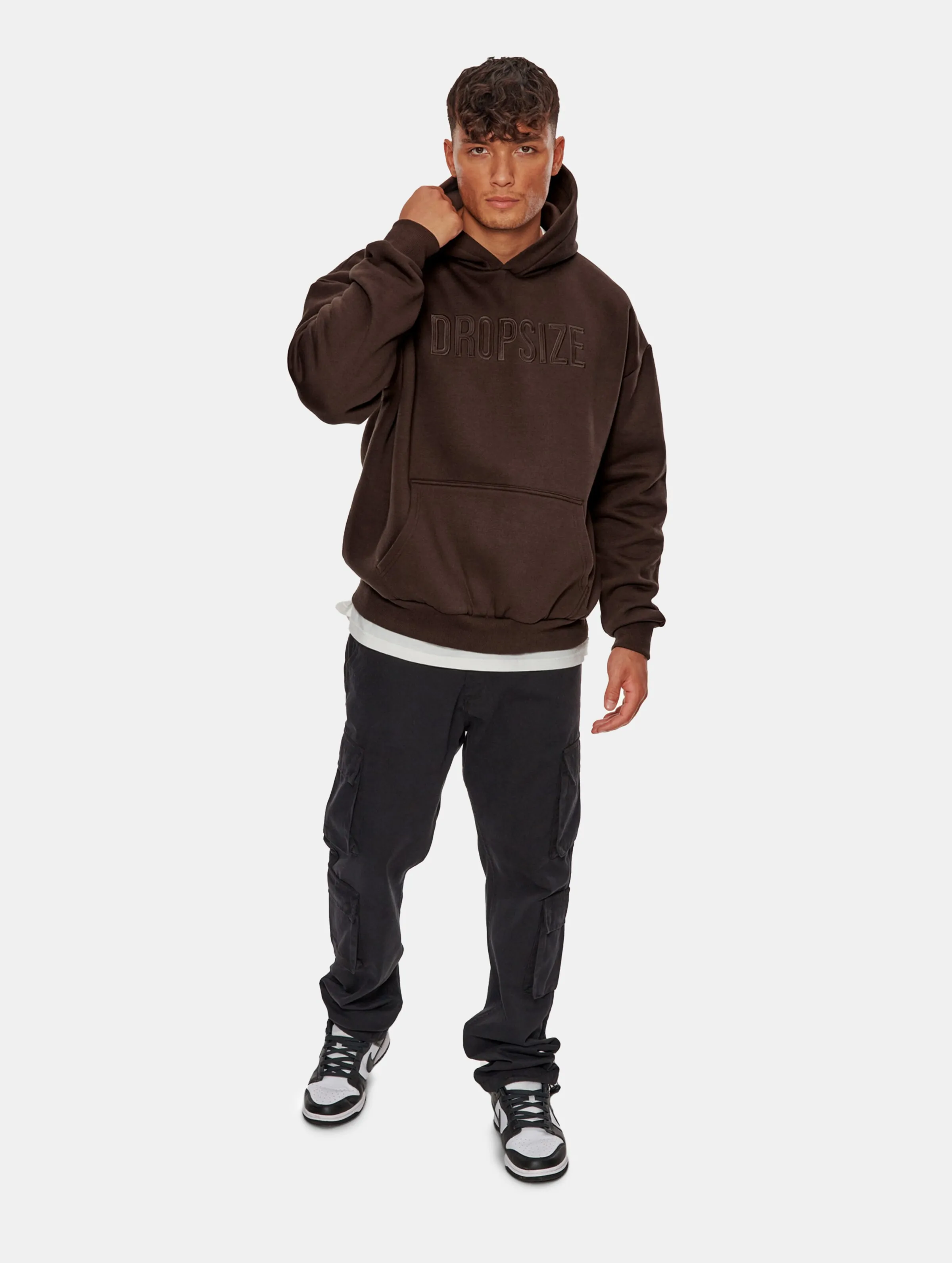 Dropsize Heavy Oversize Flat Front Embo