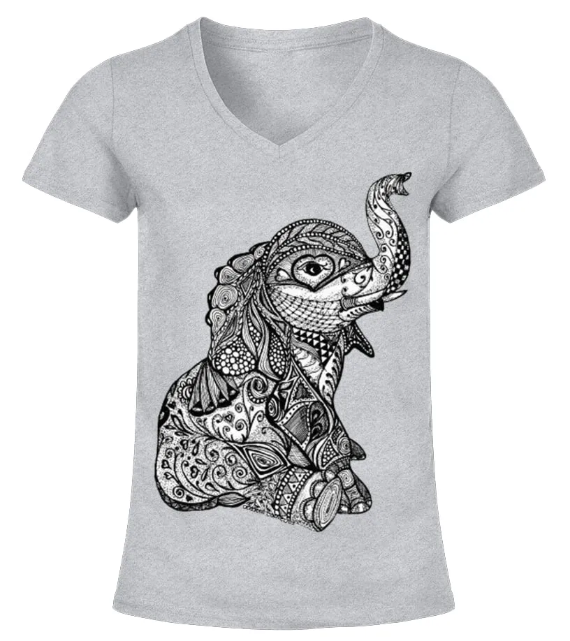 Elephant Baby Camiseta cuello pico Mujer
