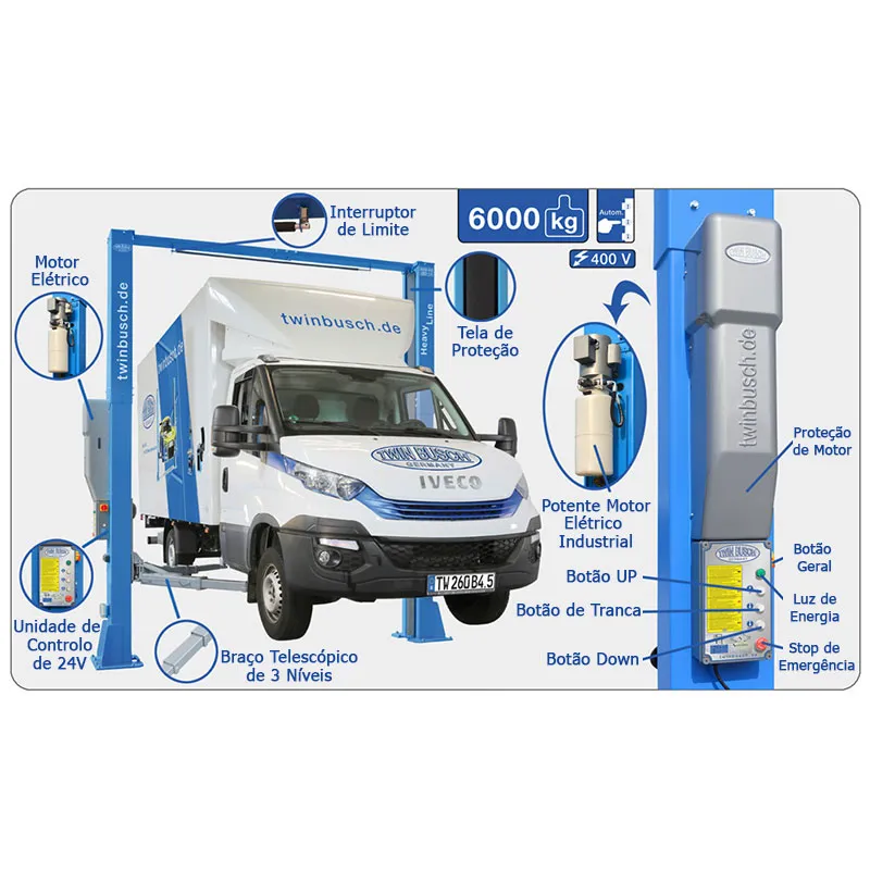 Elevador de 2 columnas TW 260 B4.5