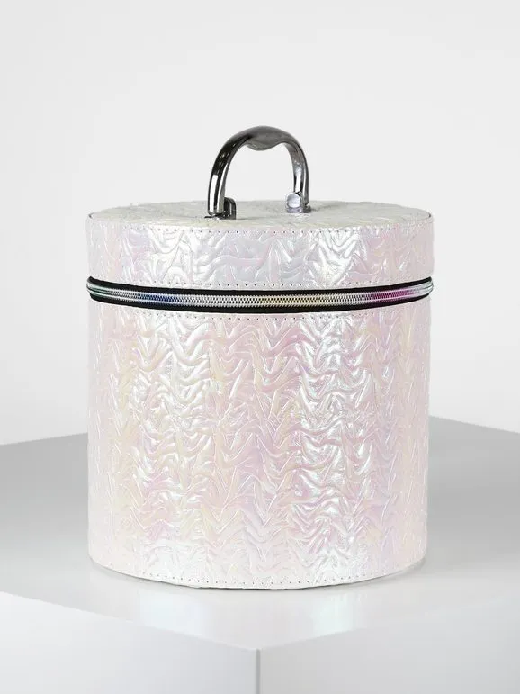 Em Beauty Neceser cilíndrico estampado grande