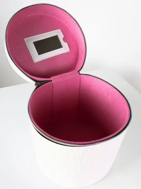Em Beauty Neceser cilíndrico estampado grande