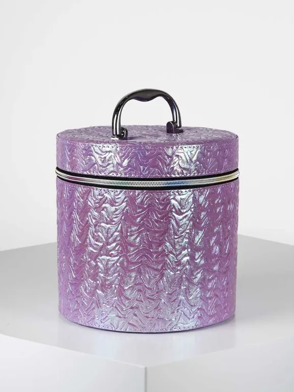 Em Beauty Neceser cilíndrico estampado