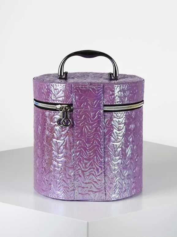 Em Beauty Neceser cilíndrico estampado
