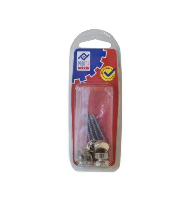 Embellecedor liso niquel b 4pz PROFER TOP 14mm PT0644