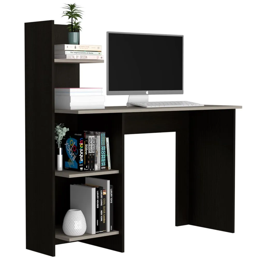 Escritorio TuHome Office 120 Wengue/Ceniza
