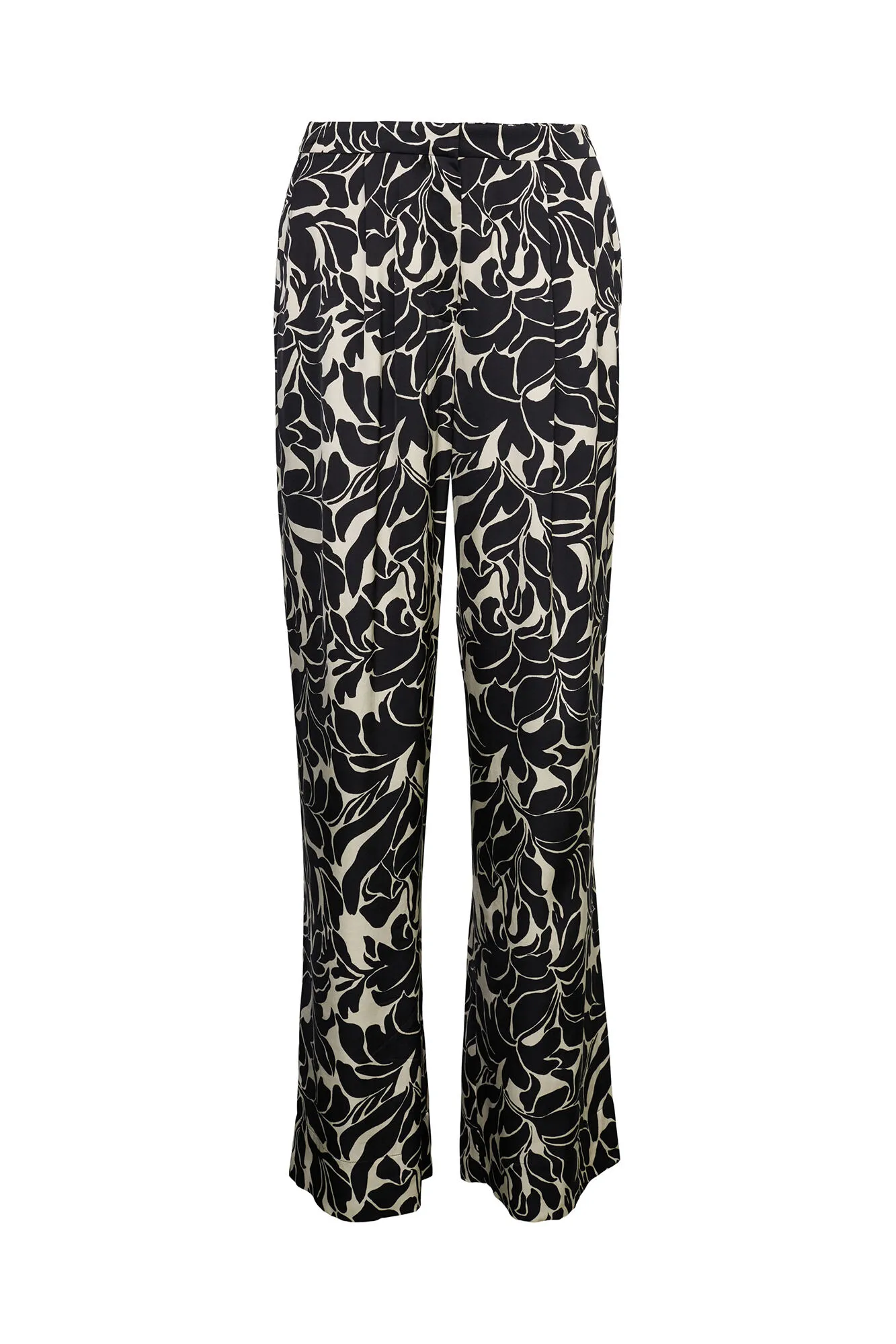 Esprit Pantalón viscosa pinzas estampado floral