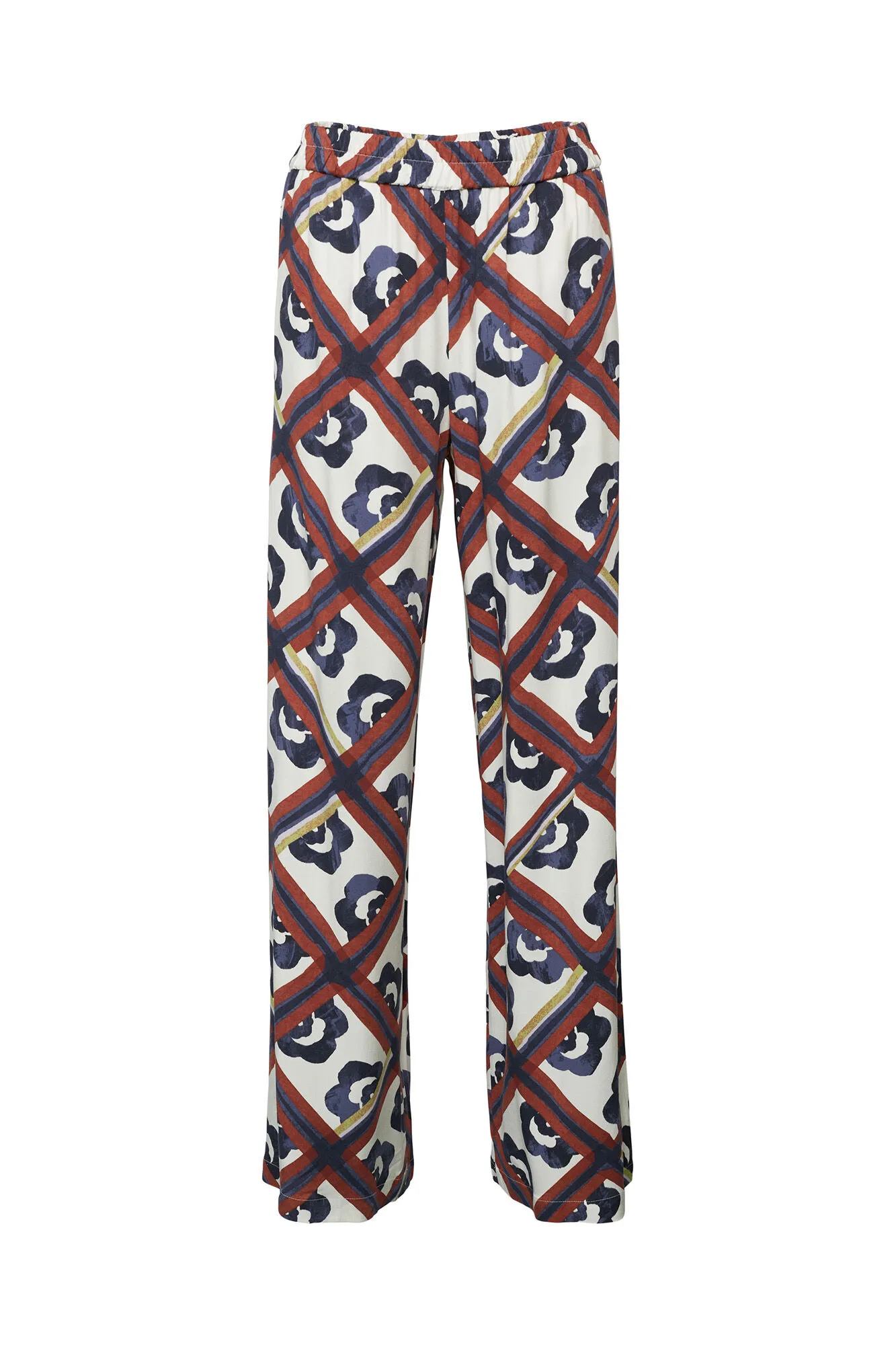 Esprit Pantalón wide leg estampado