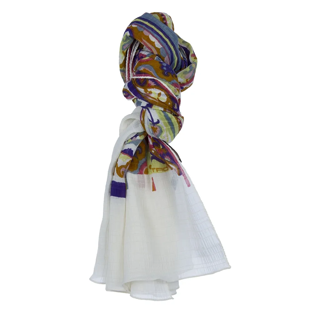 Etro Pañuelo Algodón y Seda Multicolor