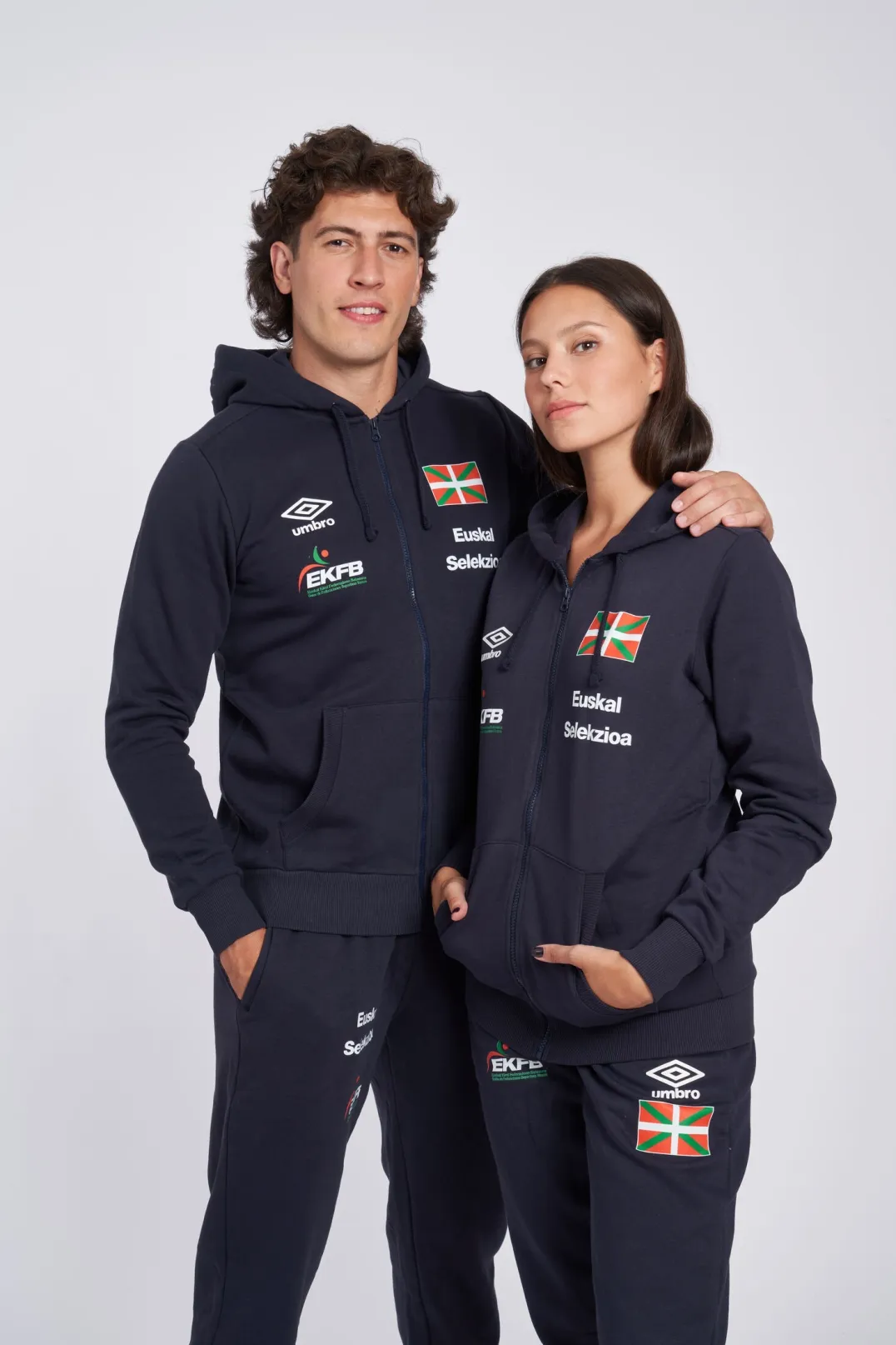 EUSKAL SELEKZIOA WALKING/22  ZIP JACKET NAVY